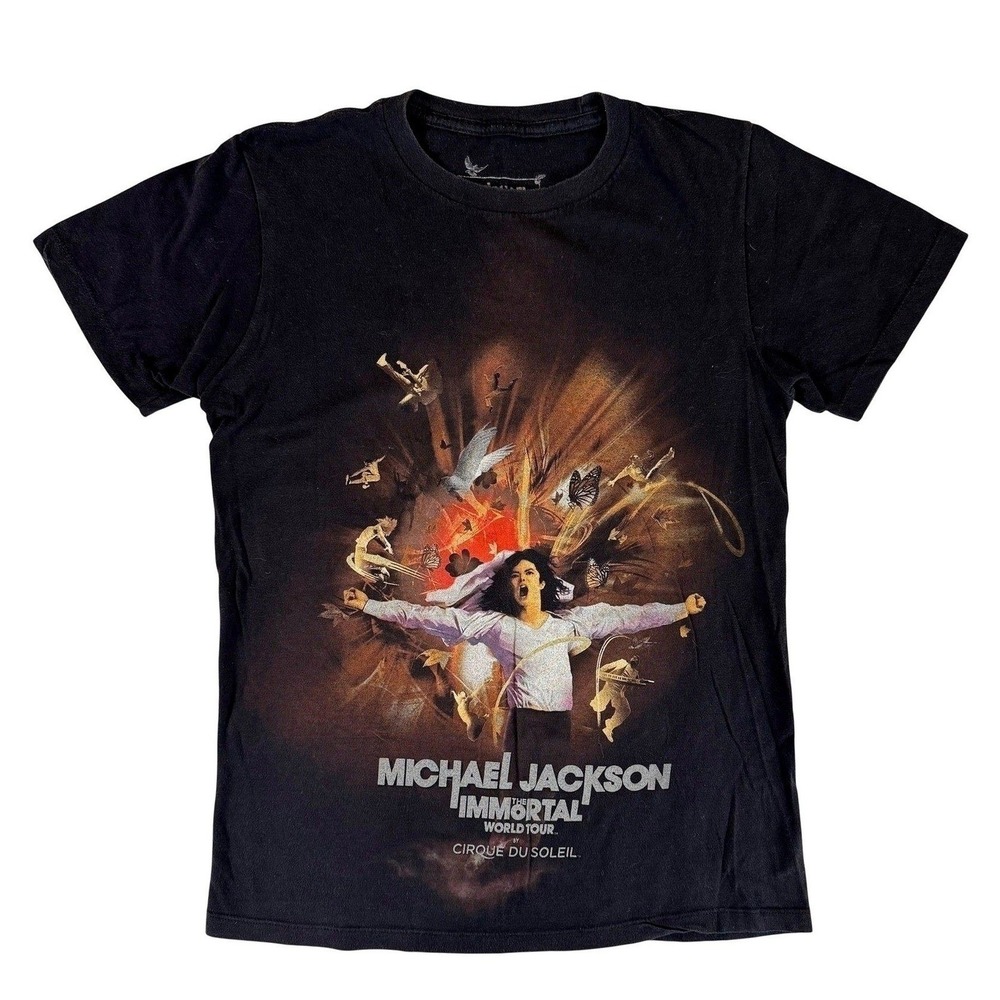 Michael Jackson Cirque du Soleil Immortal World Tour Graphic T-Shirt Size S